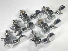 Jackson Locking Guitar Tuners Chrome Set Reverse